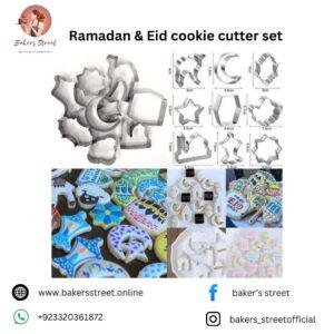 9 Pcs Ramadan & Eid cookie cutter set