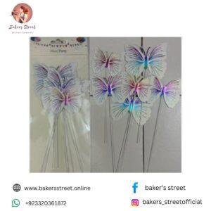 Import White Butterfly Pack Of 6pcs