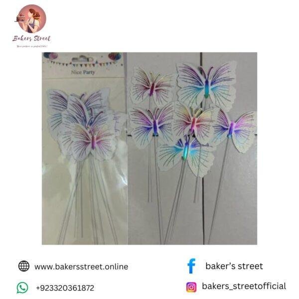 Import White Butterfly Pack Of 6pcs