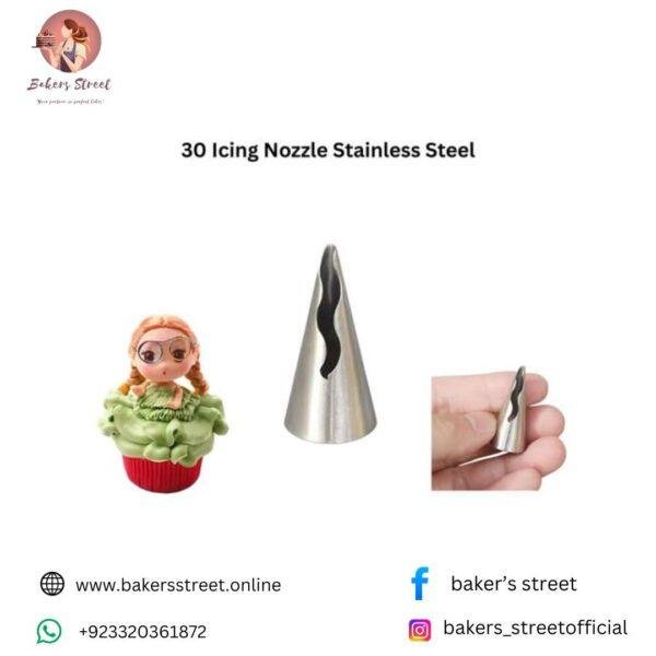 30 Icing Nozzle Stainless Steel