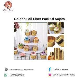 Golden Foil Liner Pack of 50pcs