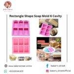 Rectangle Shape Soap Mold 6 Cavity