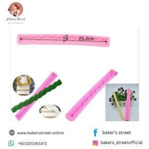 Twisted Rope Silicone Fondant Mold