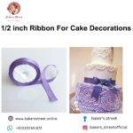1/2 inch ribbon for cake decoration