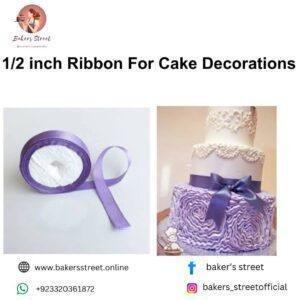 1/2 inch ribbon for cake decoration