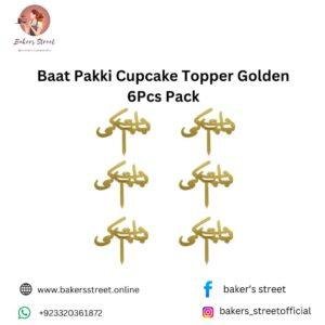 Baat Pakki Cupcake Topper