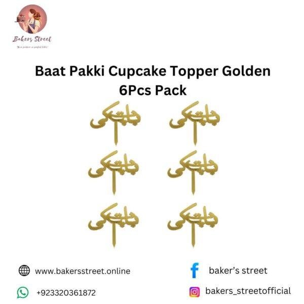 Baat Pakki Cupcake Topper