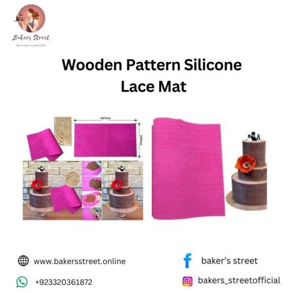 Wooden Pattern Silicone Lace Mat Mold