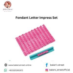Fondant Letter Impress Set