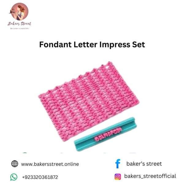 Fondant Letter Impress Set