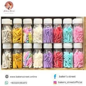 Imported Colourful Edible Rods Sprinkles