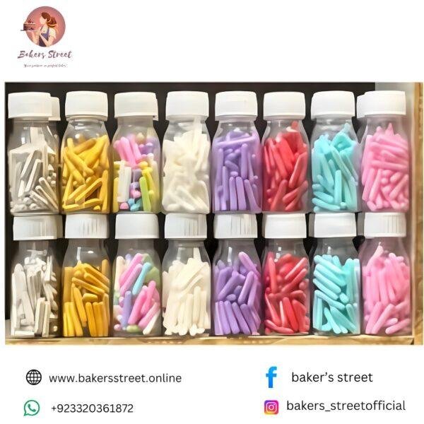 Imported Colourful Edible Rods Sprinkles