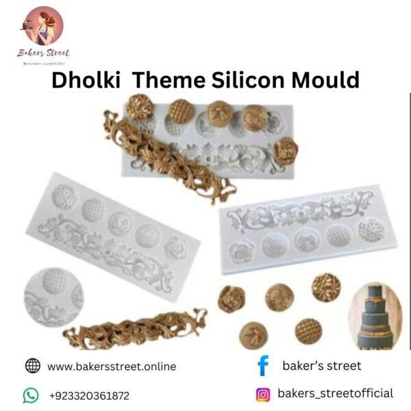Dholki Theme Silicon Mold